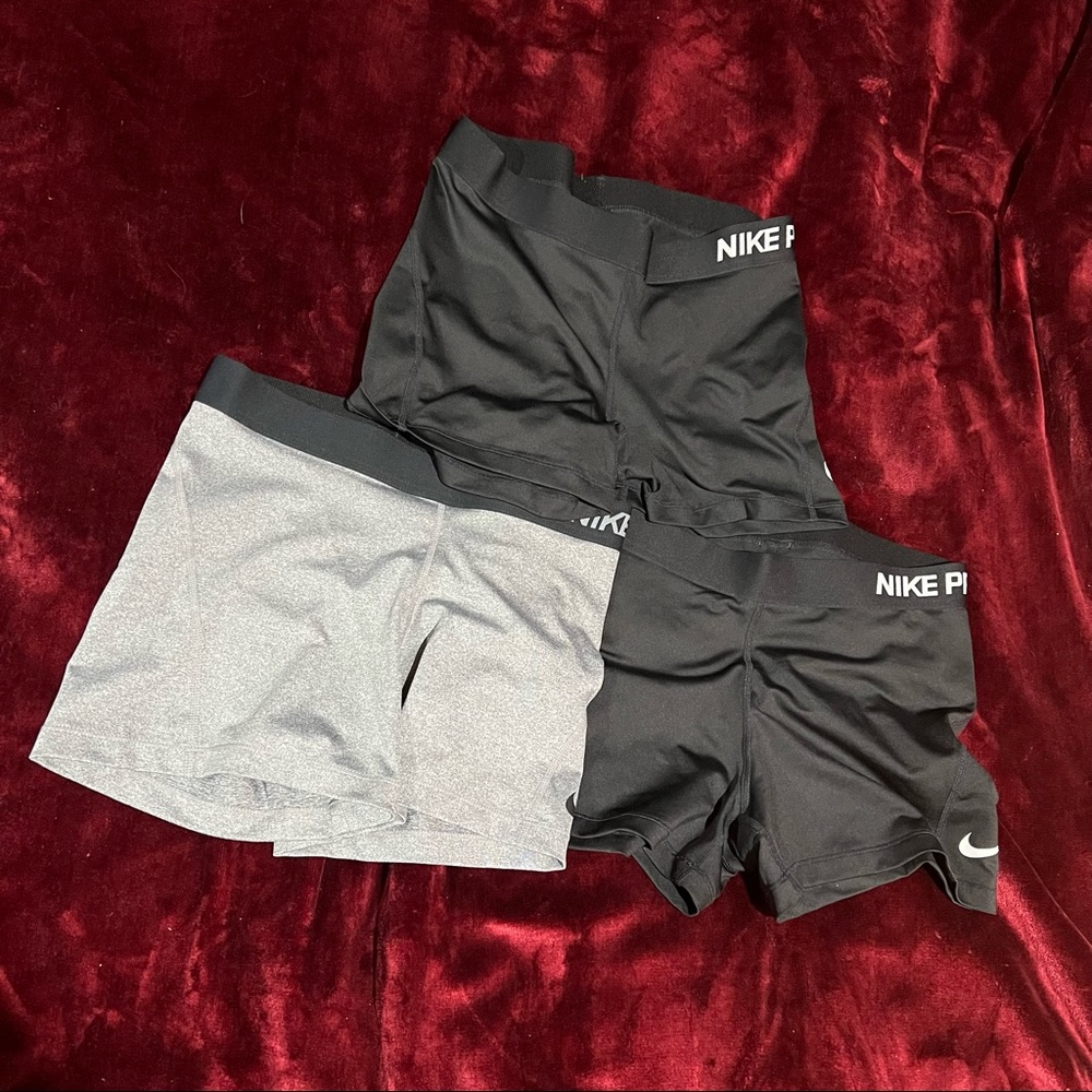 3 pairs of Nike Dri-fit shorts